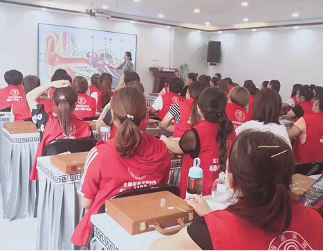 杨波采耳培训八月份全国各部学员合照